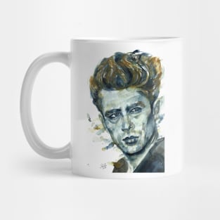 JAMES DEAN watercolor portrait .6 Mug